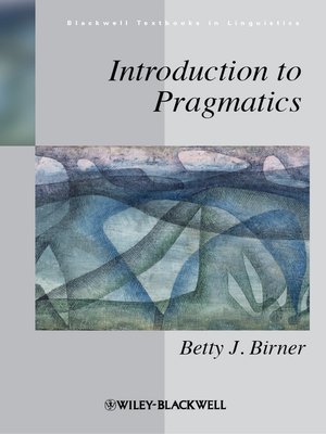 cover image of Introduction to Pragmatics